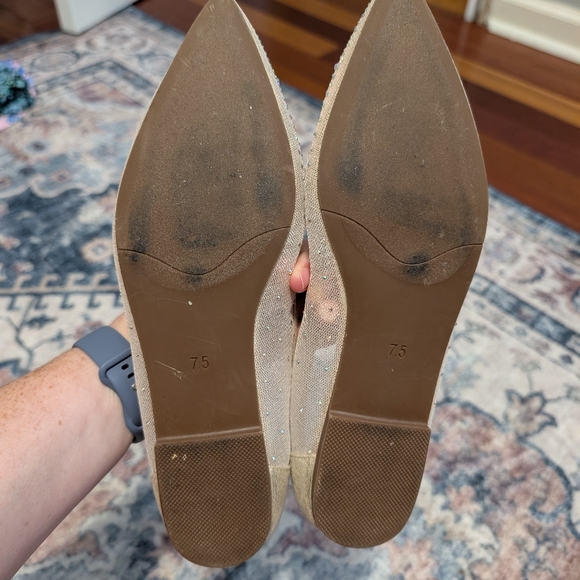 Steve Madden Women's Sparkling Flats - Beige - Picture 3 of 5